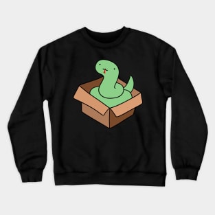 Green Snake in a Box Crewneck Sweatshirt